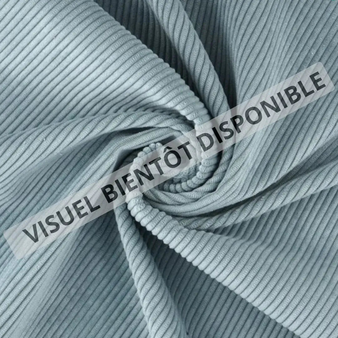 Trousse carrée en velours côtelé personnalisée