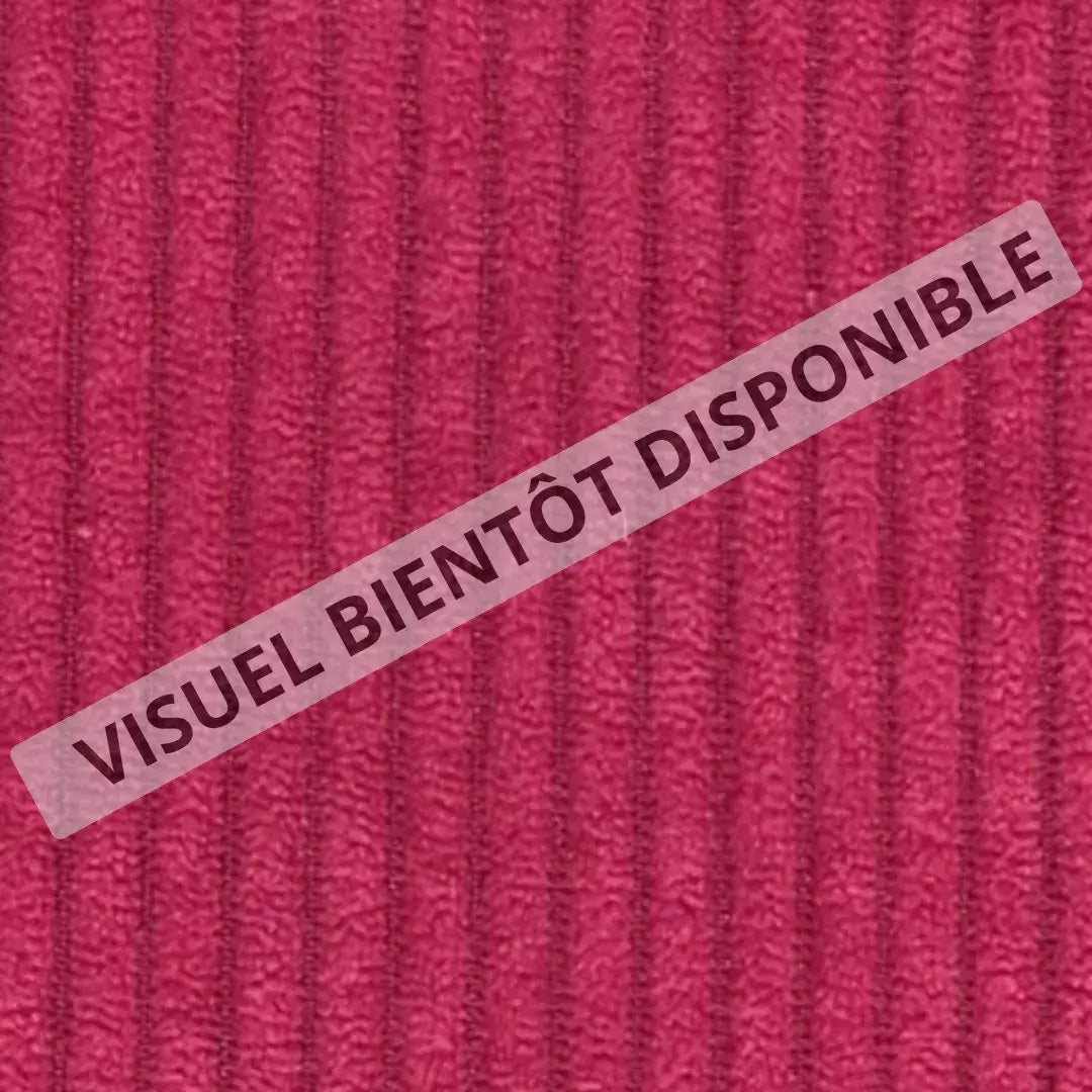 Trousse zippée en velours côtelé personnalisée avec inscription