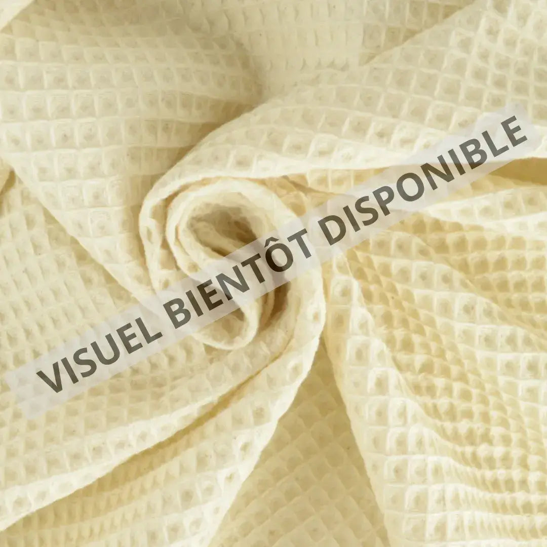 Kit couture : Sac Chatoune molletonné en tissu nid d'abeille avec anse Chtipops Créations