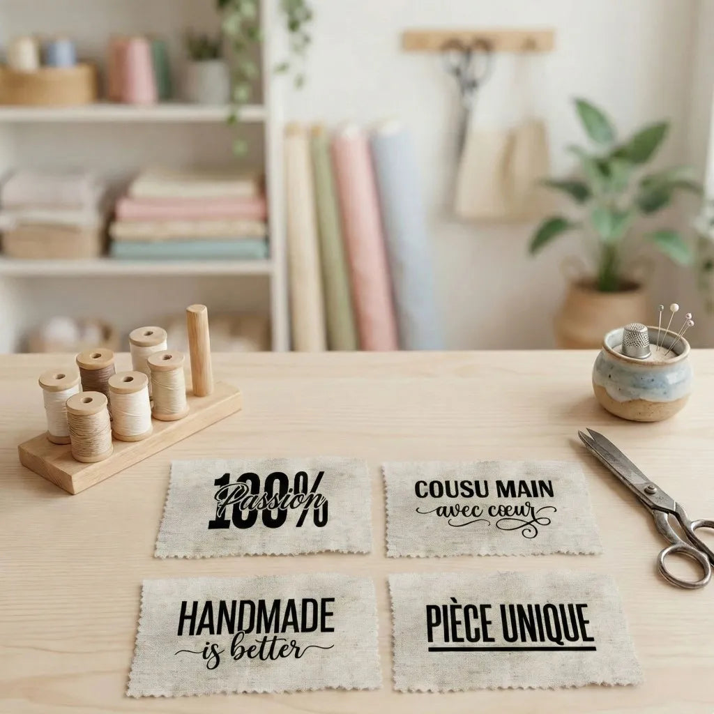 Etiquettes à coudre