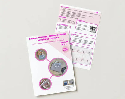 Patron de couture - Housse pour tablette ou ordinateur portable avec tuto vidéo Chtipops Créations