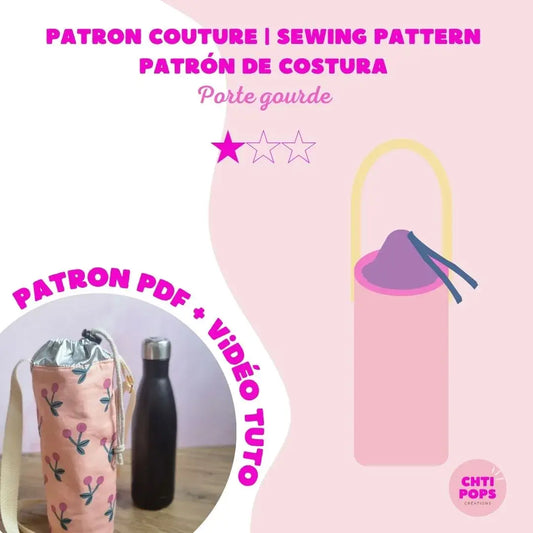 Patron de couture - Porte-gourde isotherme