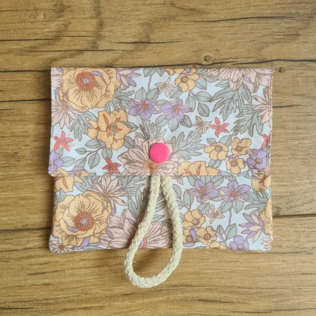 [EN STOCK] Pochette à savon double compartiment en coton enduit