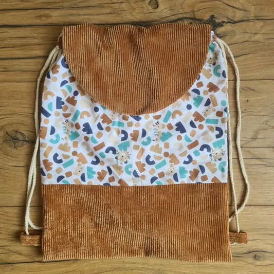 [EN STOCK] Sac à dos pochon pour enfant avec ou sans rabat - Motif au choix