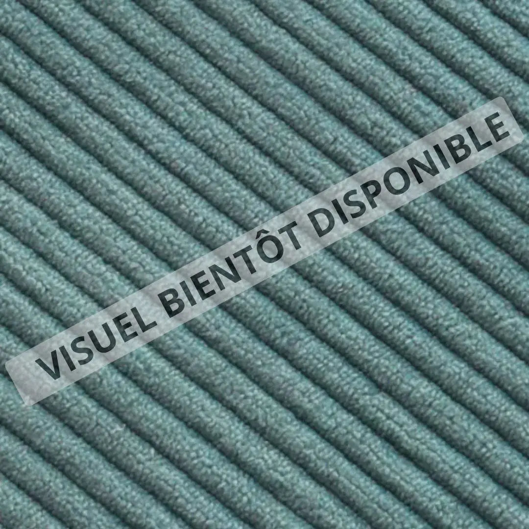 Kit couture : Panier de rangement rond en velours côtelé