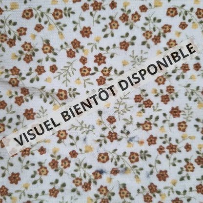 Trousse à maquillage personnalisée en velours côtelé à motifs