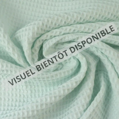Kit couture : Sac Chatoune molletonné en tissu nid d'abeille avec anse Chtipops Créations