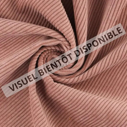 Tablier ceinture personnalisé en velours côtelé avec poche zippée Chtipops Créations