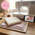 Kit couture : Pochette à livre et liseuse en velours côtelé