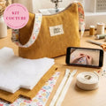 Kit couture : Sac bandoulière en velours côtelé