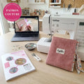 Patron de couture - Pochette à livres et liseuses 2 tailles avec tuto vidéo