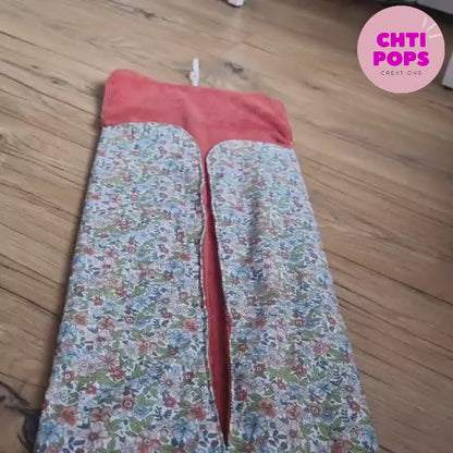 Vidéo de démonstration du tapis à langer nomade imperméable de Chtipops Créations