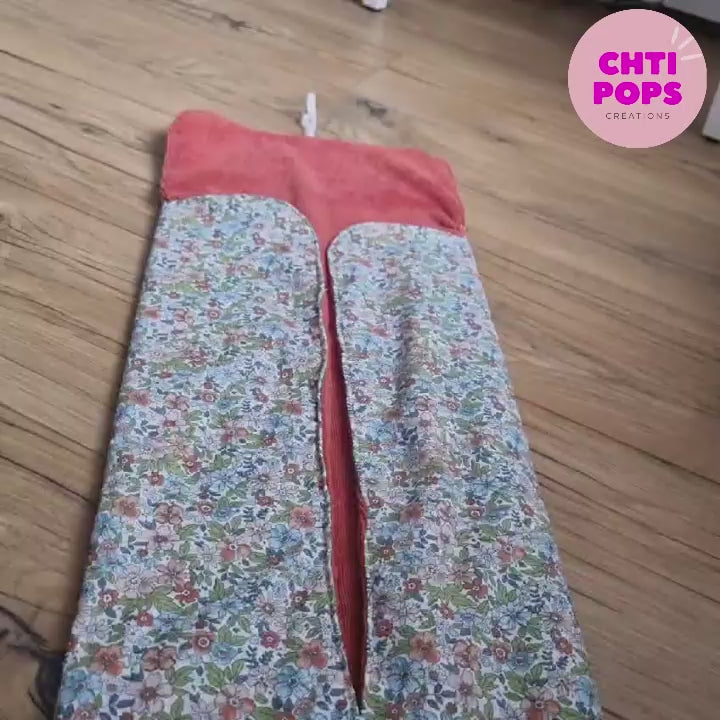 Vidéo de démonstration du tapis à langer nomade imperméable de Chtipops Créations
