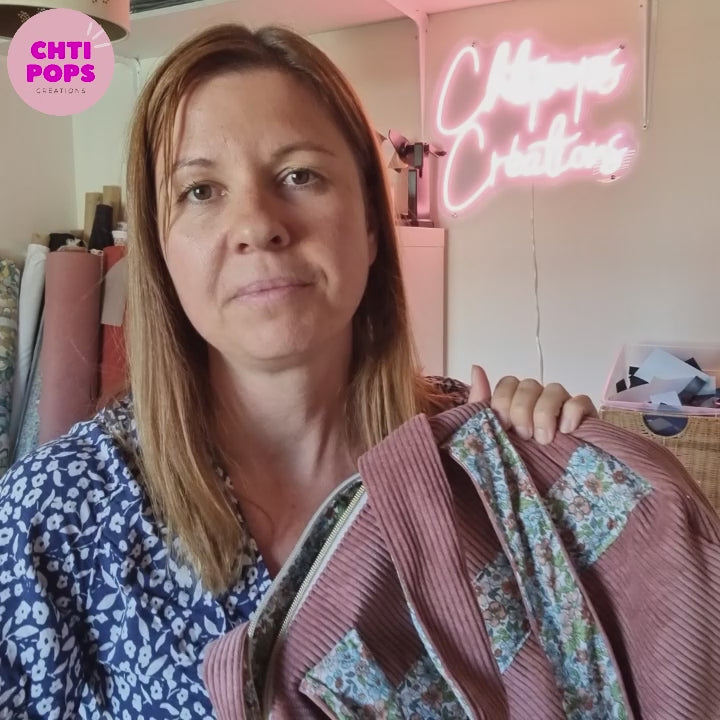 Vidéo de présentation du kit prêt à coudre pour réaliser soi-même un sac polochon en velours côtelé