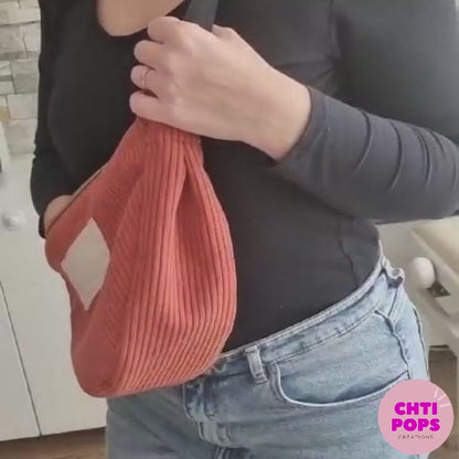 Riñonera de pana personalizada - Forma de media luna